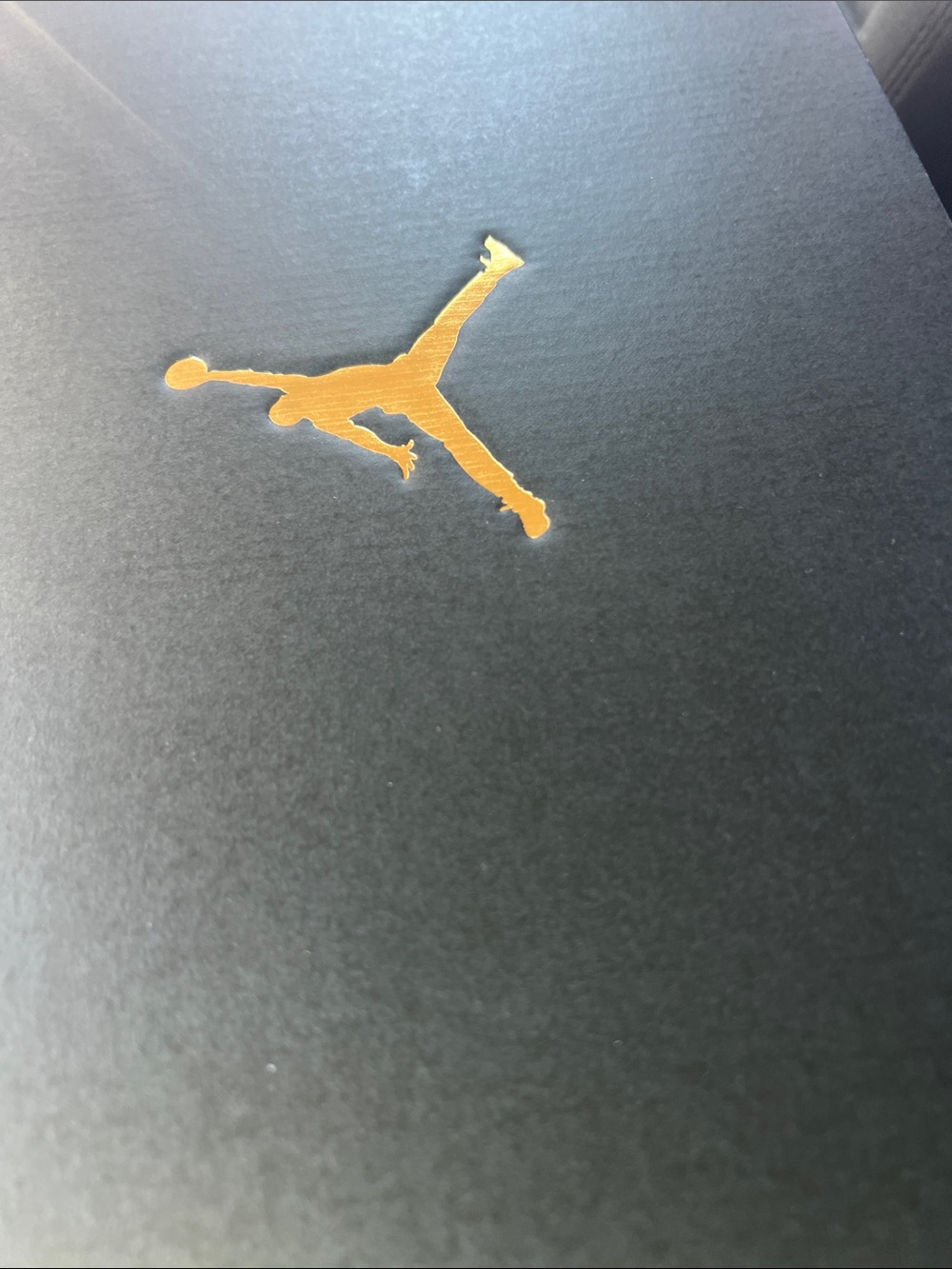 Jordan Box with Gold Jumpman Emblem